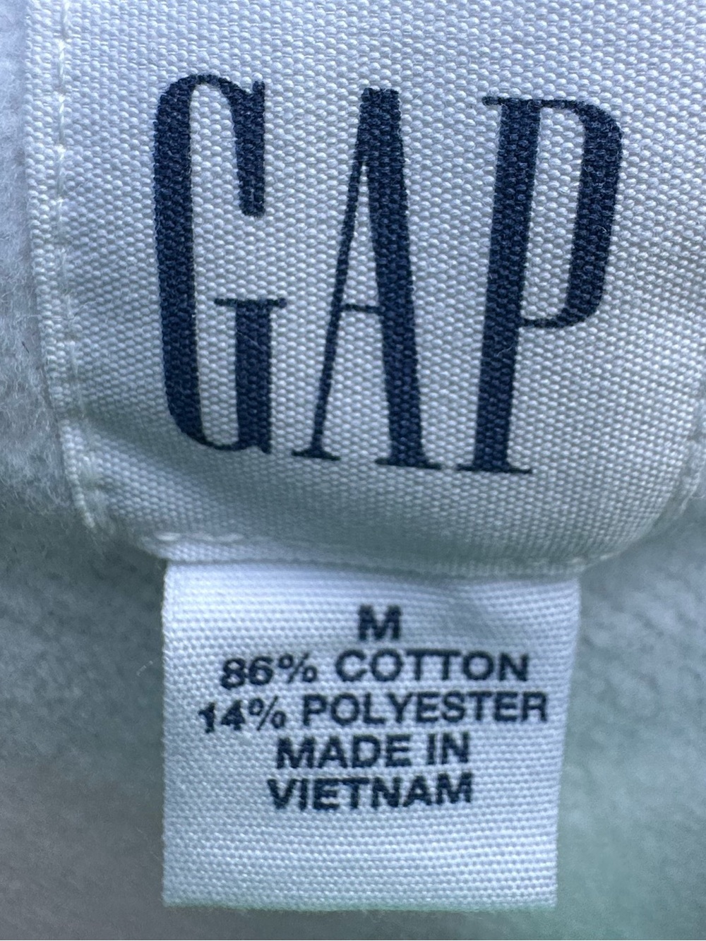 GAP Pullover 3/4 Button Rugby-Inspired Striped Sweatshirt Style Collar Classic - Picture 3 of 15